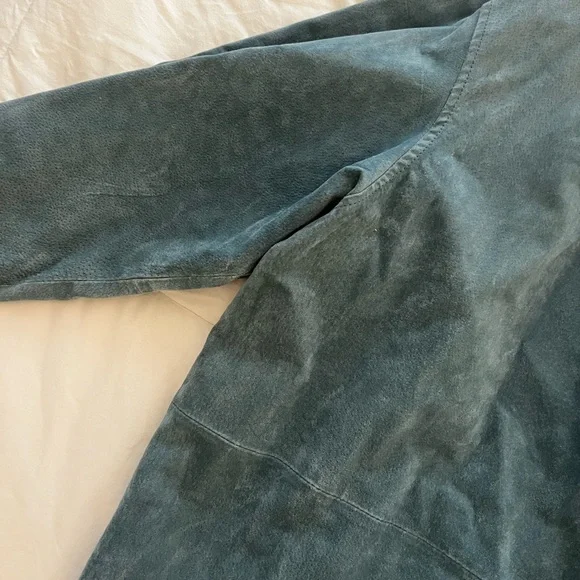 vintage oversized suede jacket - Picture 3 of 4